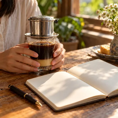 Cà phê sáng và nhật ký